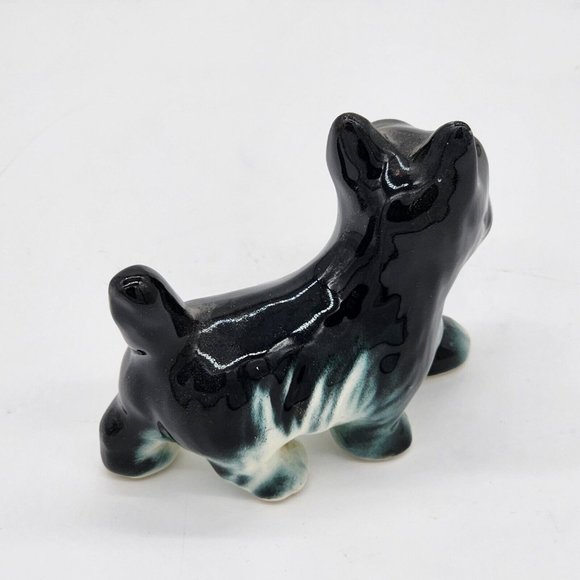 Vintage Scottish Terrier Scotty Dogs Ceramic Figurines Set of 2 - Picture 6 of 7